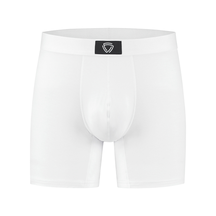 boxer, shorts, ondergoed, wit, man