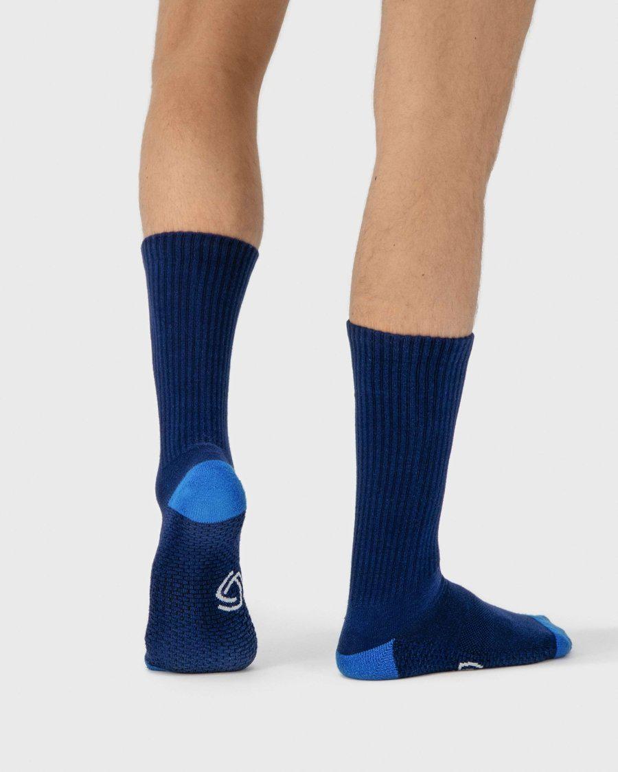kousen, broek, regen, sports, blauw