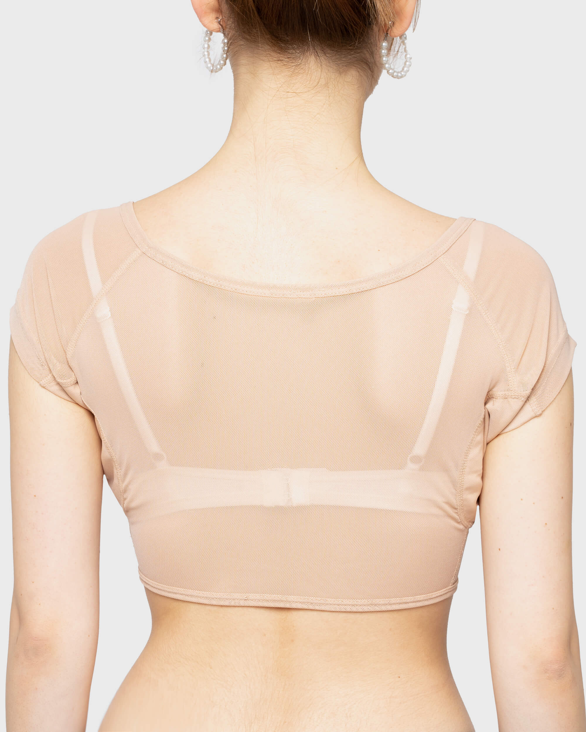 bh, top, bralet, mesh, beige